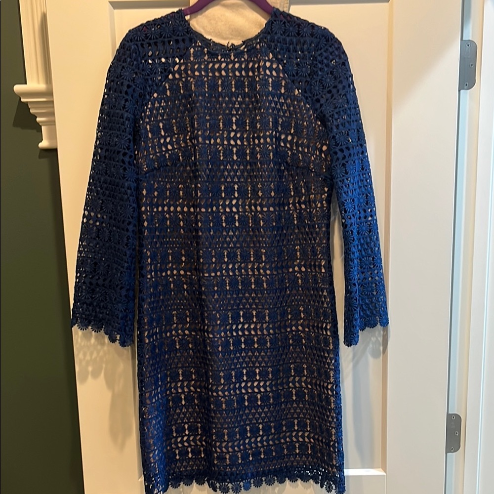 Shoshanna Cobalt Blue Lace Dress